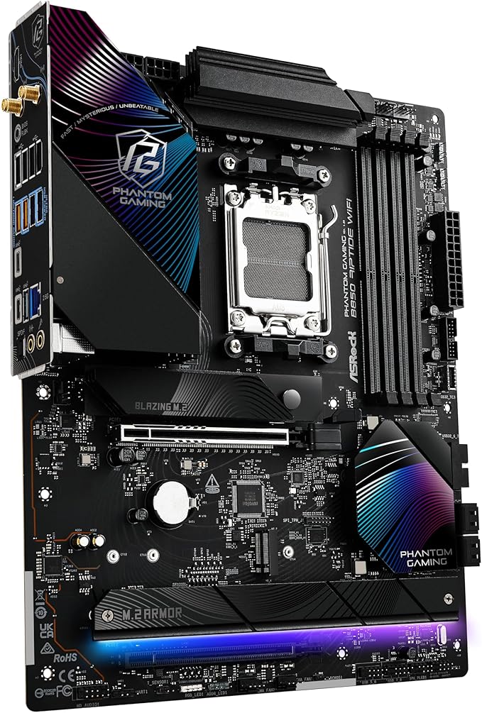 ASRock B850 Riptide WiFi AM5 ATX HDMI DDR5 ASRock B850 Riptide WiFi AM5 ATX HDMI DDR5