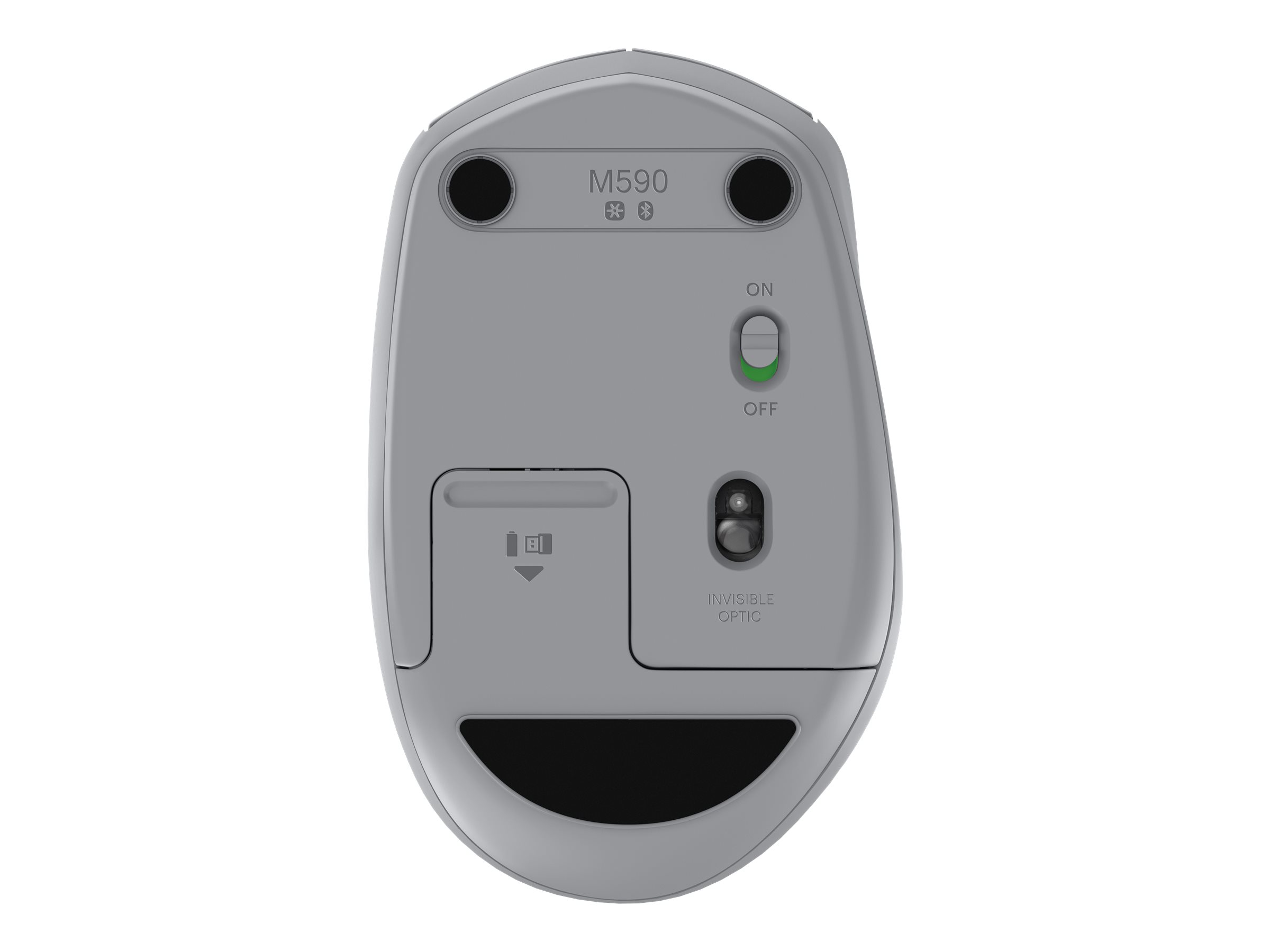 Logitech M590 Mulit-Device Silent Maus Grau Kabellos