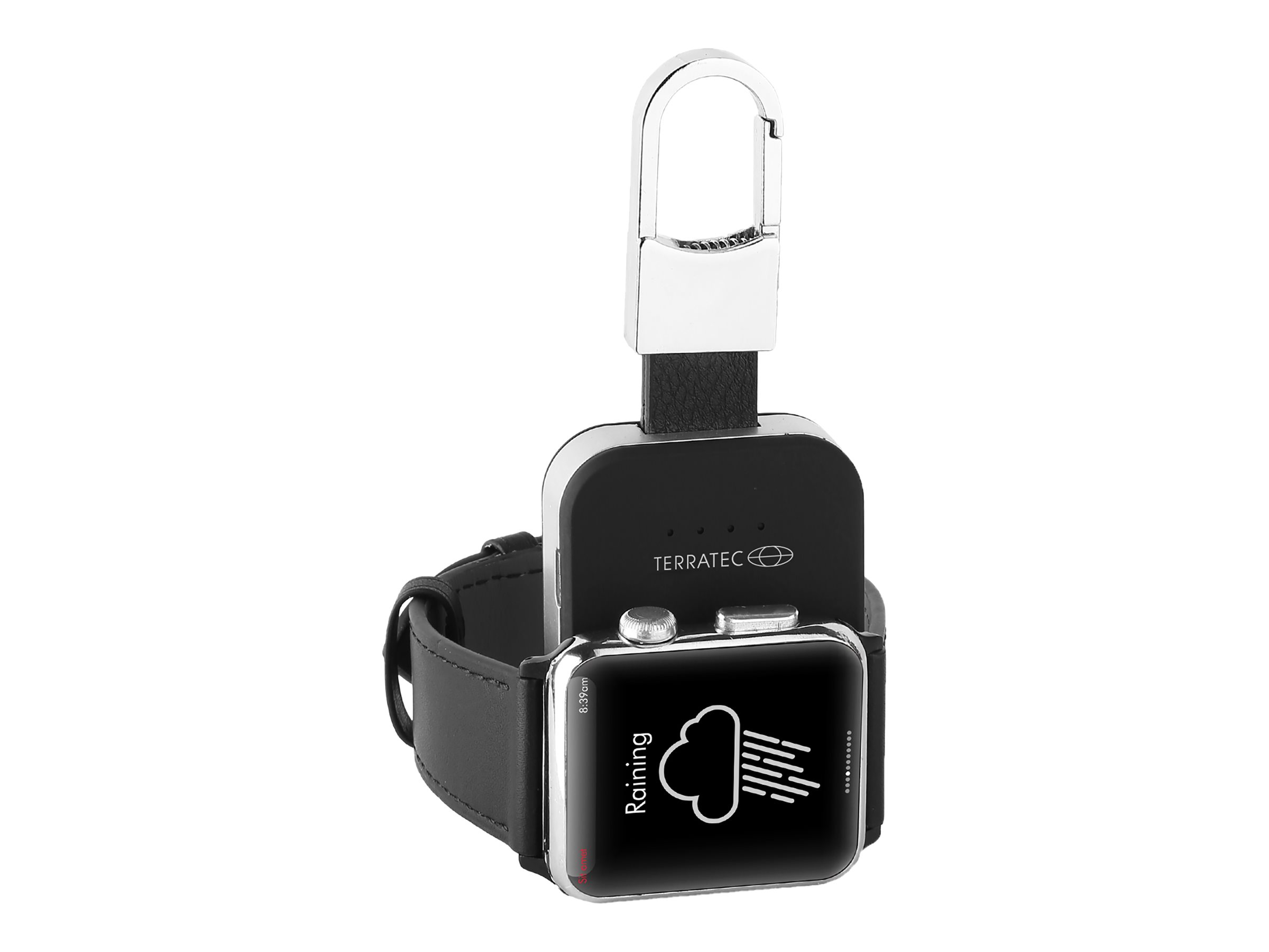 Terratec Charge AIR Key 950 mAh Wireless charging Schwarz, Silber
