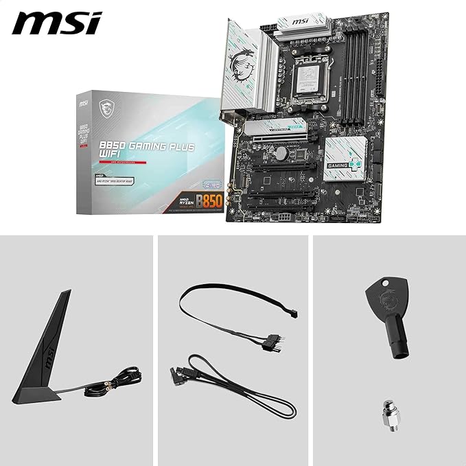 MSI B850 GAMING PLUS WIFI - Mainboard - ATX MSI B850 GAMING PLUS WIFI - Mainboard - ATX