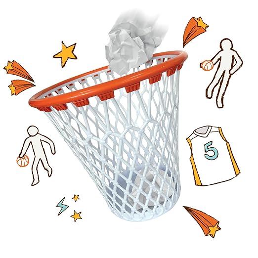 Mad Monkey - Mülleimer in Form eines Basketballnetzes
