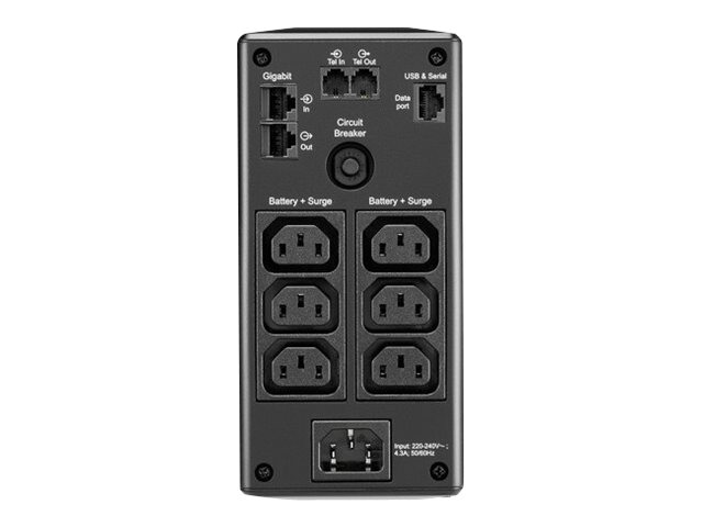 APC Back-UPS PRO BR650MI – USV, 6x C13 Ausgang, USB, 650VA