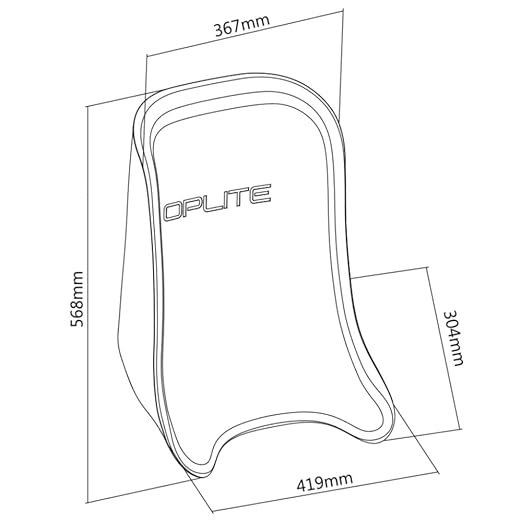 OPLITE NitroKart - Sitzanpassungsschale                black retail