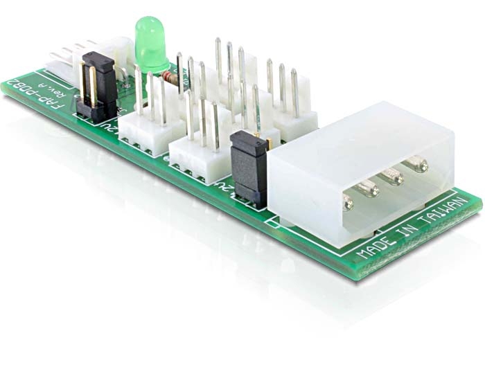 DeLOCK Distribution Board 6x fan 5V/12V Schnittstellenkarte/Adapter