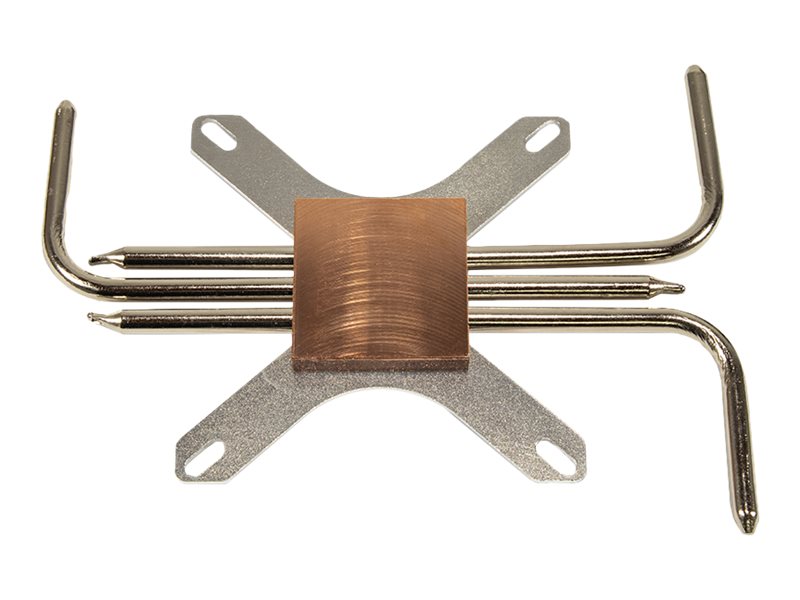 Inter-Tech IP-3 Prozessor Kühlkörper/Radiator Kupfer, Silber 1 Stück(e)