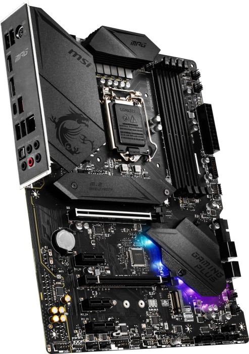 MSI MPG Z490 GAMING PLUS - Motherboard - ATX - LGA1200-Sockel - Z490 Chipsatz - USB-C Gen2, USB-C Gen1, USB 3.2 Gen 1, USB 3.2 Gen 2 - 2.5 Gigabit LAN - Onboard-Grafik (CPU erforderlich)