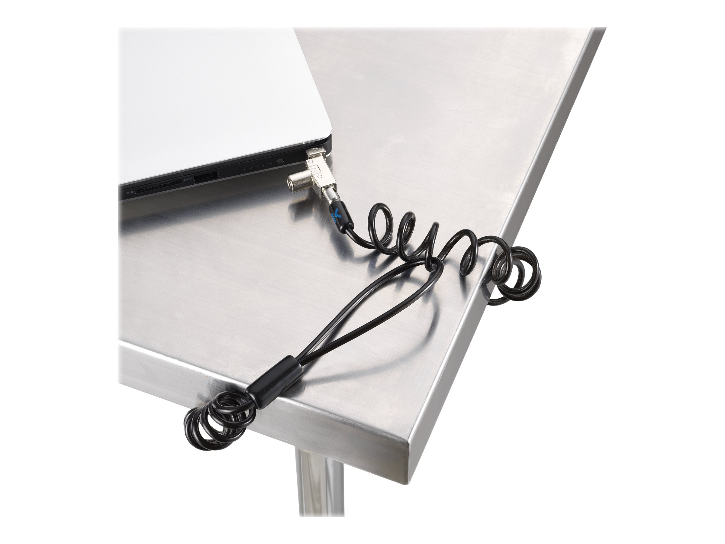 Kensington Slim N17 2.0 Portable Keyed Laptop Lock for Wedge Shaped Slots