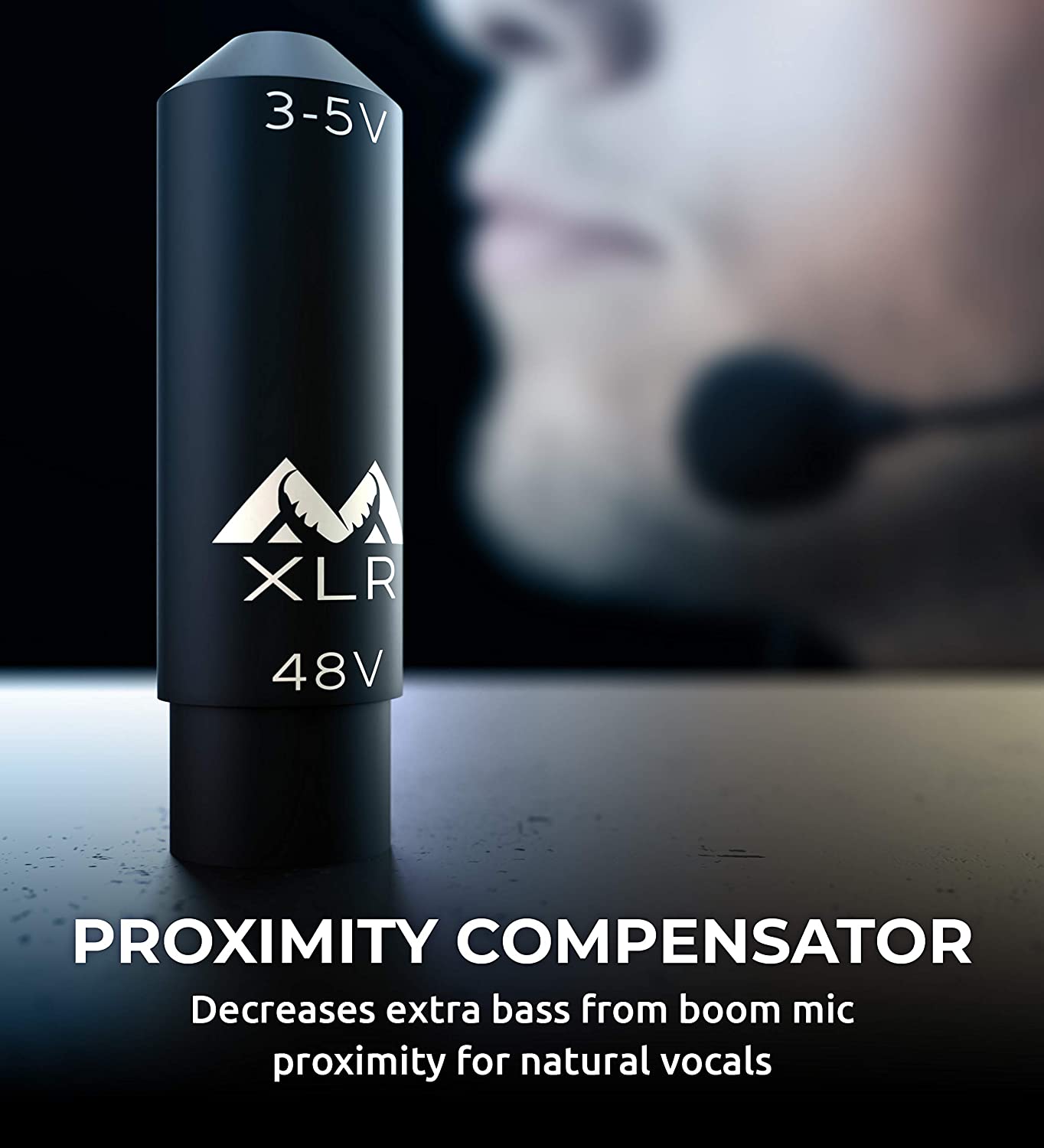 Modmic Antlion XLR Pow.Converter für 5V Mikrof.m. 3.5mm Ansc