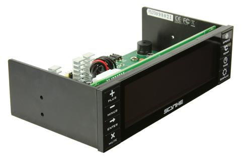 Scythe Kaze Chrono Ventilatorgeschwindigkeitsregler 4 Kanäle LCD Schwarz
