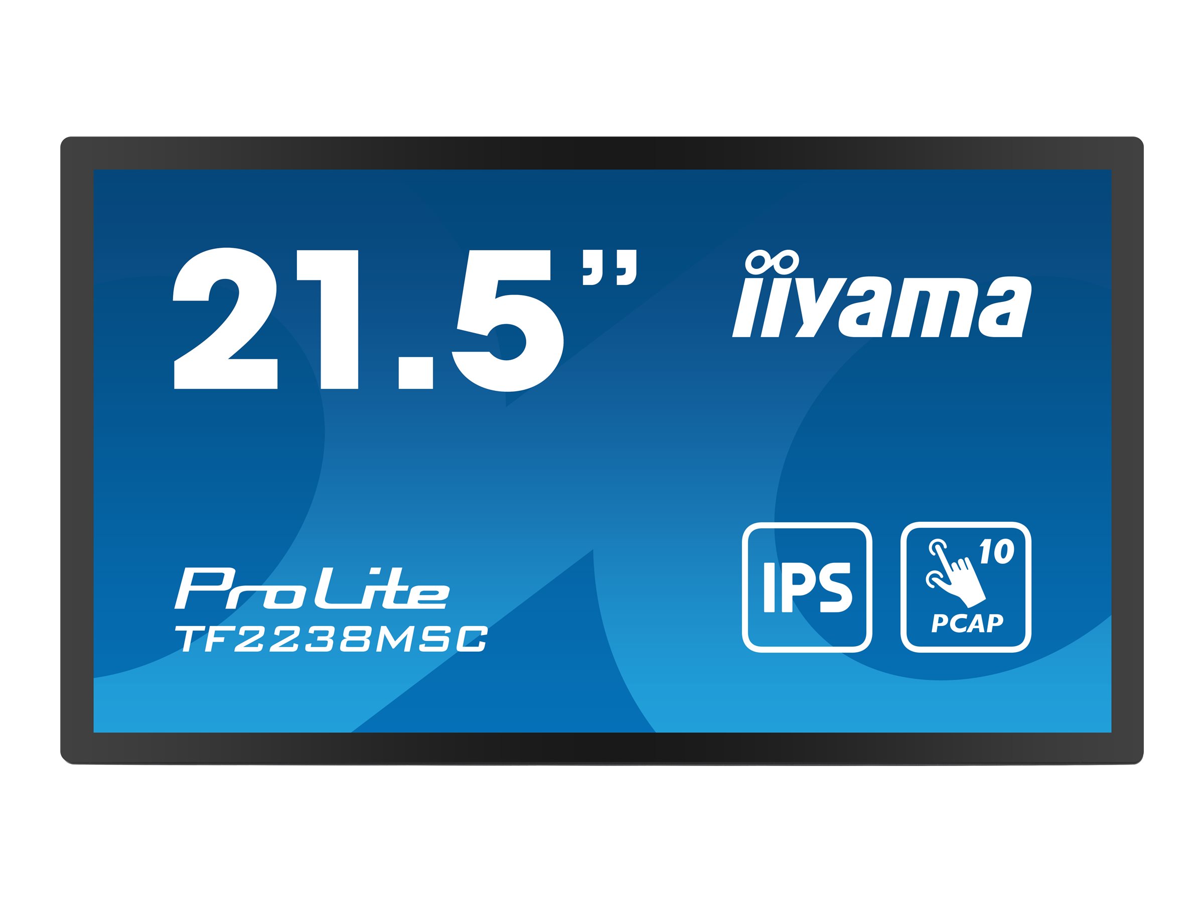 iiyama TF2238MSC-B1 Signage-Display Digitale A-Platine 55,9 cm (22") LED 600 cd/m² Full HD Schwarz Touchscreen