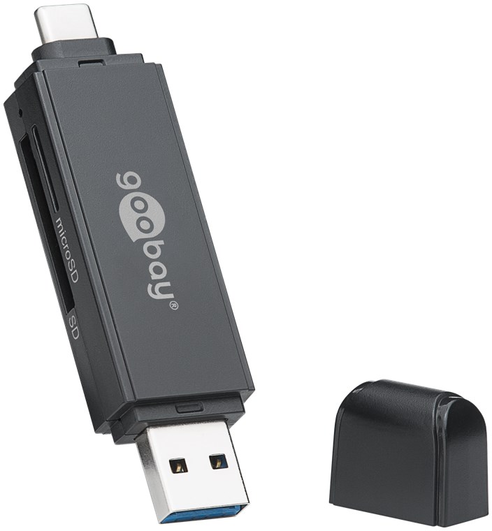 USB 3.0, USB-C™ 2in1-Kartenlesegerät