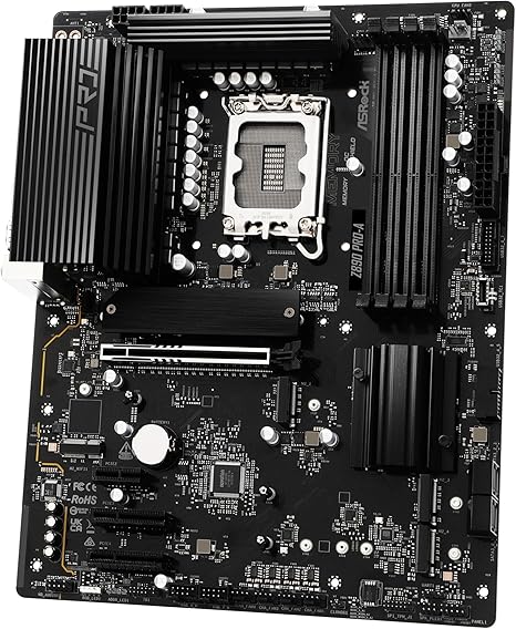 ASRock Z890 Pro-A - Motherboard - ATX - LGA1851-Sockel - Z890 Chipsatz - USB4, USB-C 3.2 Gen 2x2, USB 3.2 Gen 1, USB 3.2 Gen 2 - 2.5 Gigabit LAN - Onboard-Grafik (CPU erforderlich)