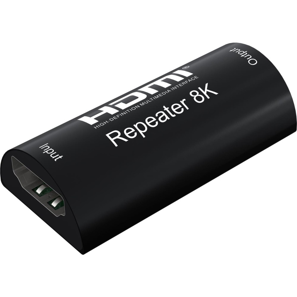 Techly IDATA HDMI2-RIP8KT Audio-/Video-Leistungsverstärker AV-Repeater Schwarz