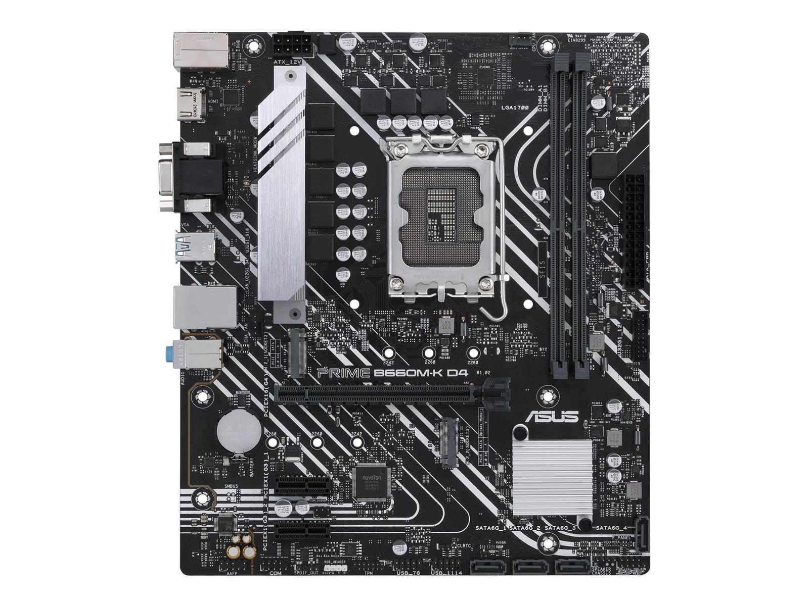 ASUS PRIME B660M-K D4 Intel B660 LGA 1700 micro ATX