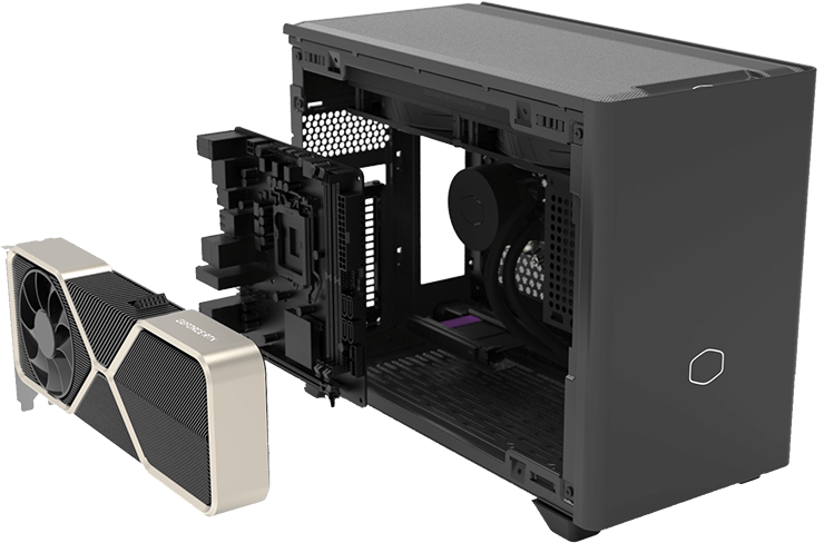 Cooler Master NR200P MAX Small Form Factor (SFF) Schwarz, Grau 850 W Cooler Master NR200P MAX Small Form Factor (SFF) Schwarz, Grau 850 W