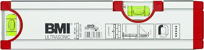 BMI Wasserwaage Ultrasonic 692 M, Länge 20cm
