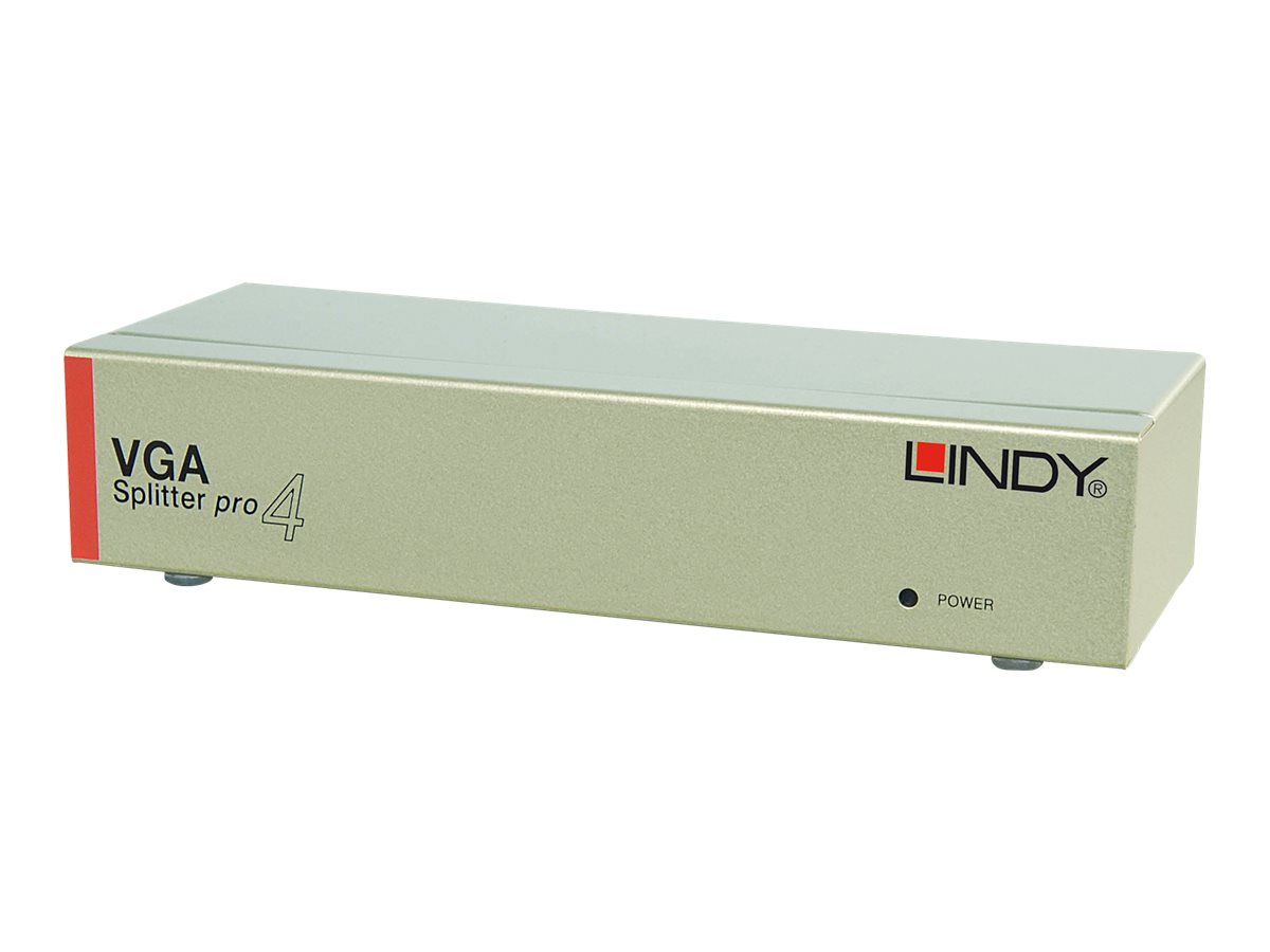 Lindy VGA Splitter Pro - Video-Verteiler - 4 x VGA