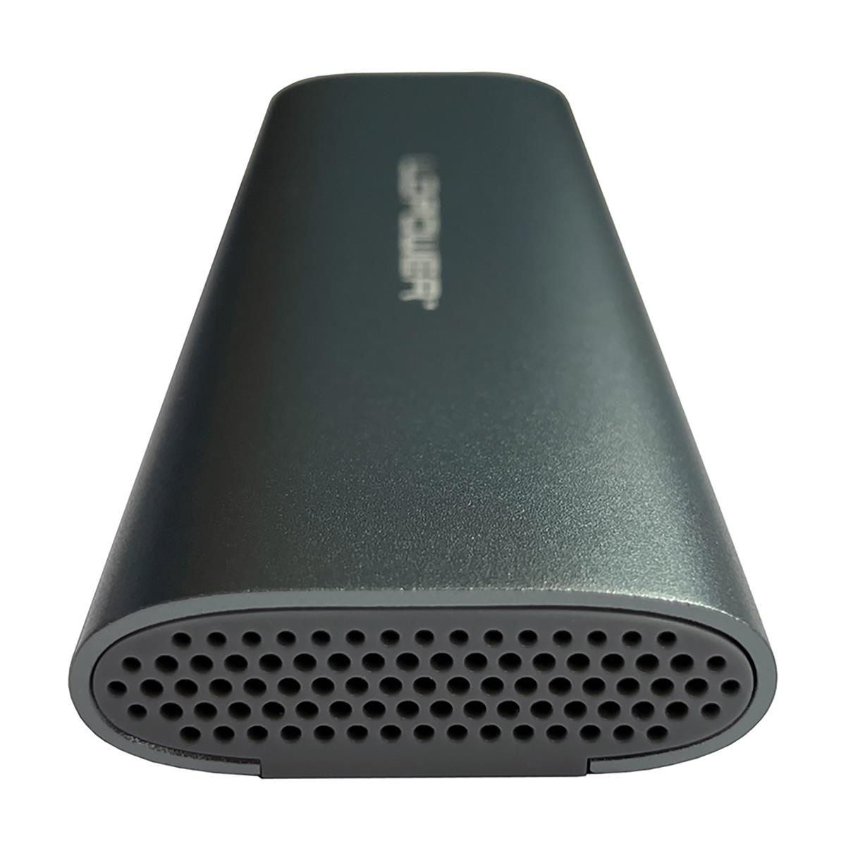 LC-Power LC-M2-C-MULTI-2 Speicherlaufwerksgehäuse SSD-Gehäuse Anthrazit M.2