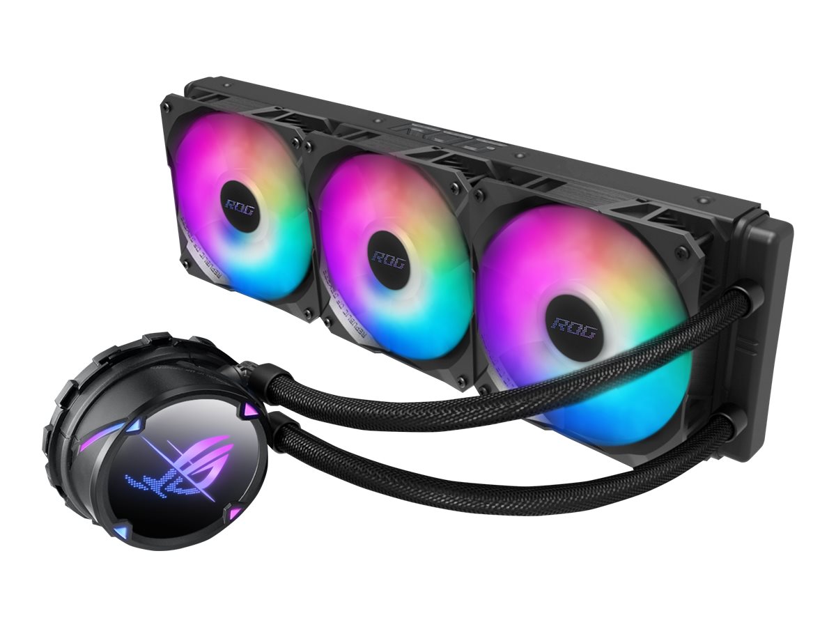 ASUS ROG STRIX LC II 360 ARGB - Prozessor-Flüssigkeitskühlsystem - Kühlergröße: 360 mm - (für: LGA1156, LGA1155, LGA2011, LGA1150, LGA2011-3, LGA1151, AM4, LGA2066, TR4, LGA1200, LGA1152, LGA1700)