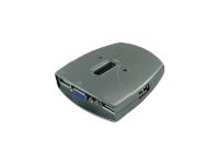 Sedna SE-KVM-USB-22 Tastatur/Video/Maus (KVM)-Switch Grau