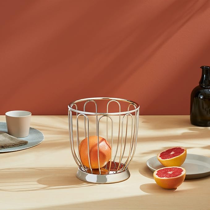 Alessi 370/19 Zitruskorb Edelstahl