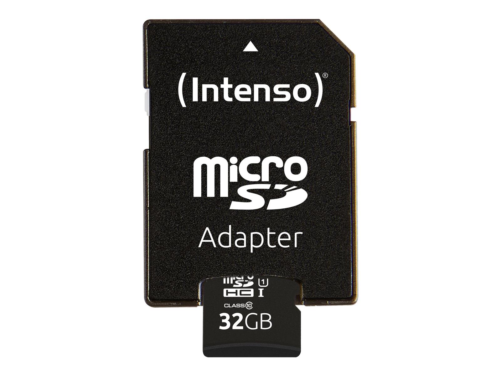 Intenso 3424480 Speicherkarte 32 GB MicroSD UHS-I Klasse 10