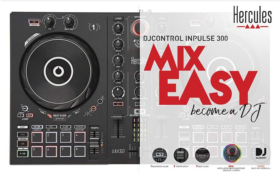 Hercules DJ Control Inpulse 300 - DJ-Regler Hercules DJ Control Inpulse 300 - DJ-Regler