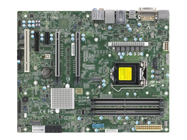 Supermicro X12SAE - Motherboard - ATX - LGA1200-Sockel - W480 Chipsatz - USB-C Gen2, USB 3.2 Gen 1, USB 3.2 Gen 2 - Gigabit LAN, 2.5 Gigabit LAN - Onboard-Grafik (CPU erforderlich)