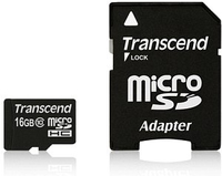 Transcend 16GB microSDHC Class 10 UHS-I MLC Klasse 10