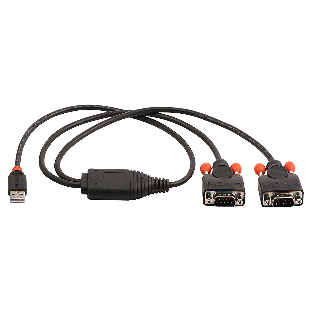 Lindy USB Seriell Konverter Lite - Serieller Adapter
