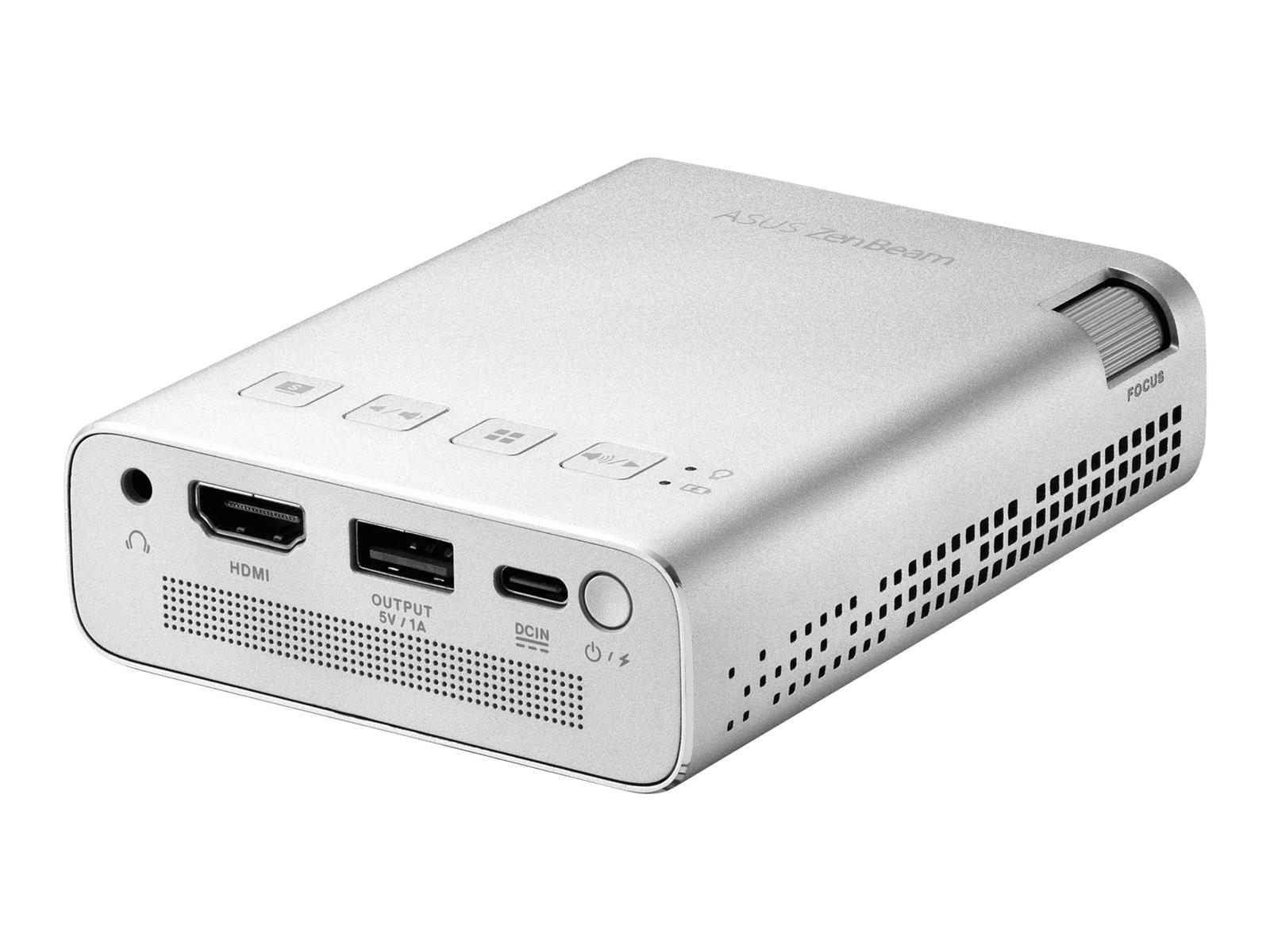 ASUS ZenBeam E1R Standard Throw-Projektor 200 ANSI Lumen LED WVGA (854x480) Silber