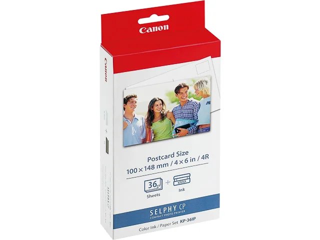 Canon KP-36IP Farbtinte + 100 x 148 mm Papier, 36 Blatt
