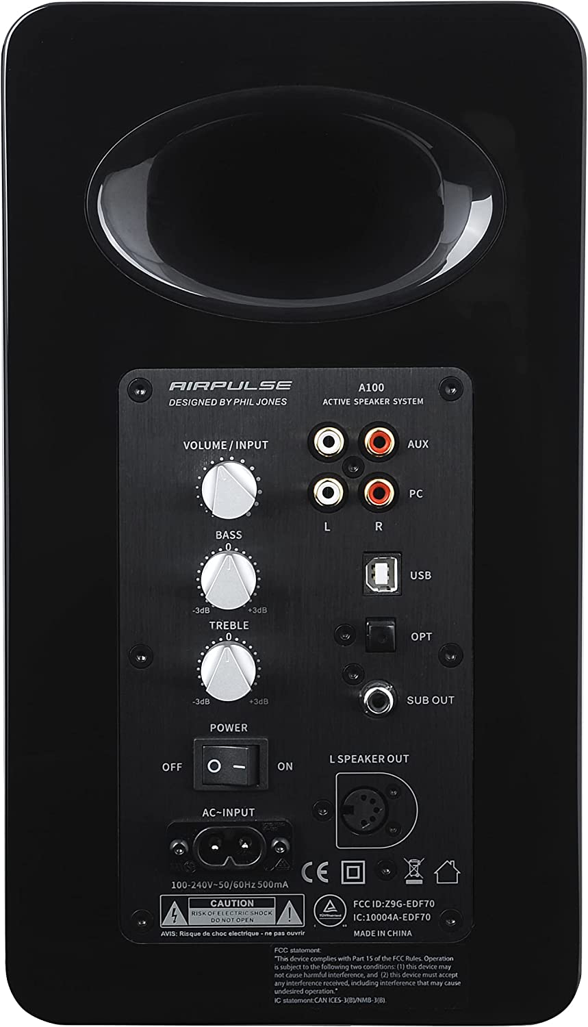 Edifier AIRPULSE A100 Stereo Lautsprecher - schwarz - Lautsprecher - Stereo