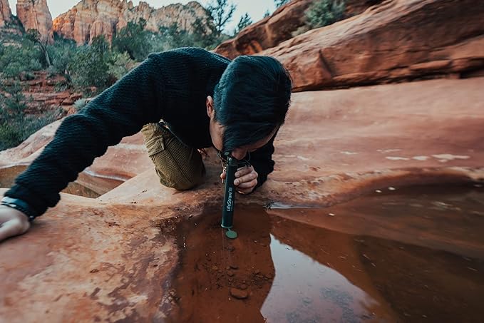 LifeStraw Personal (green) kompakter Trinkhalm-Wasserfilter