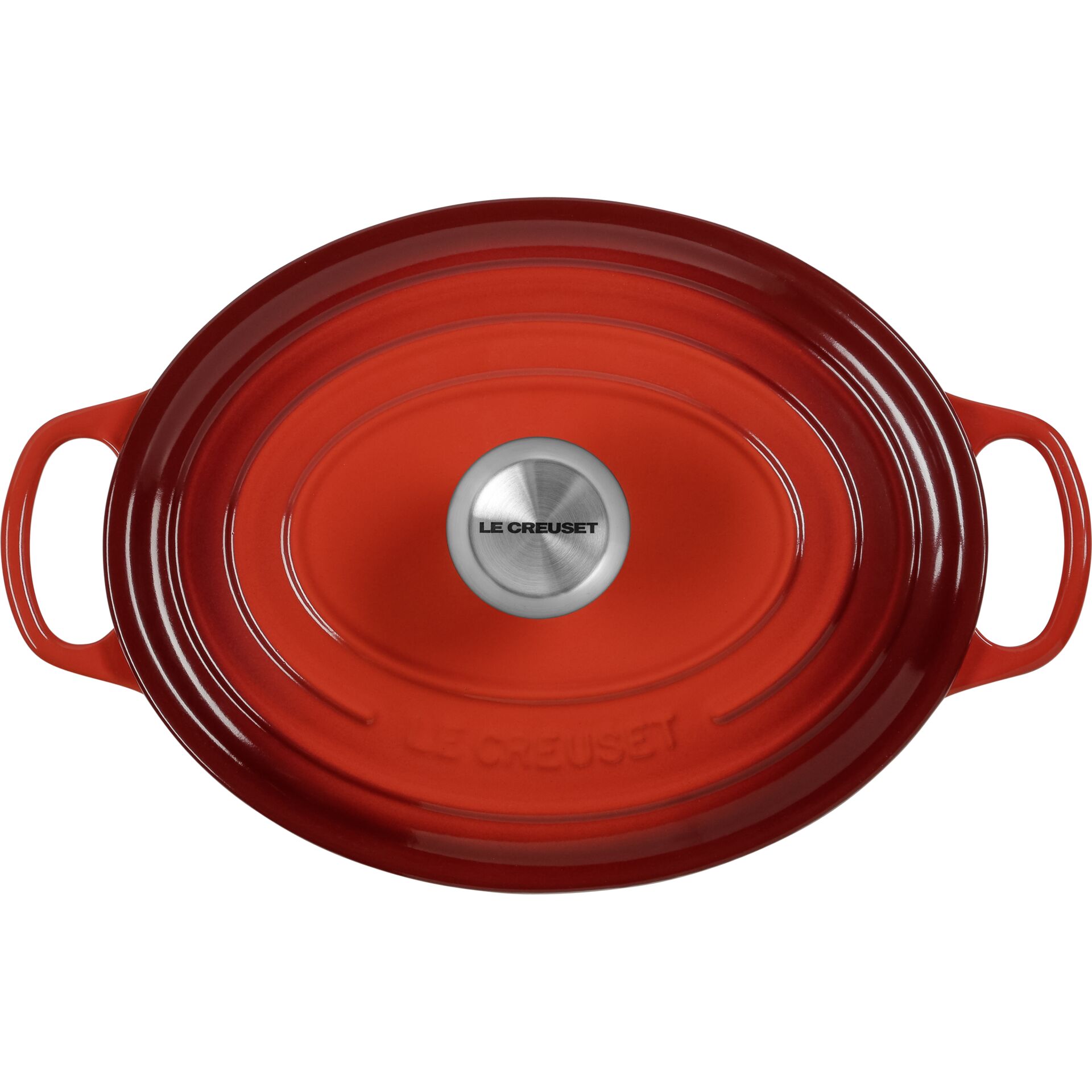 Le Creuset Signature Bräter Kirschrot Oval 33 cm