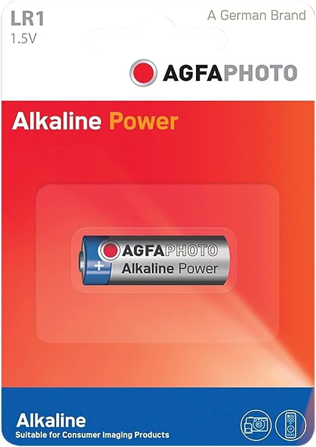 AgfaPhoto 110-803678 Haushaltsbatterie Einwegbatterie LR1 Alkali