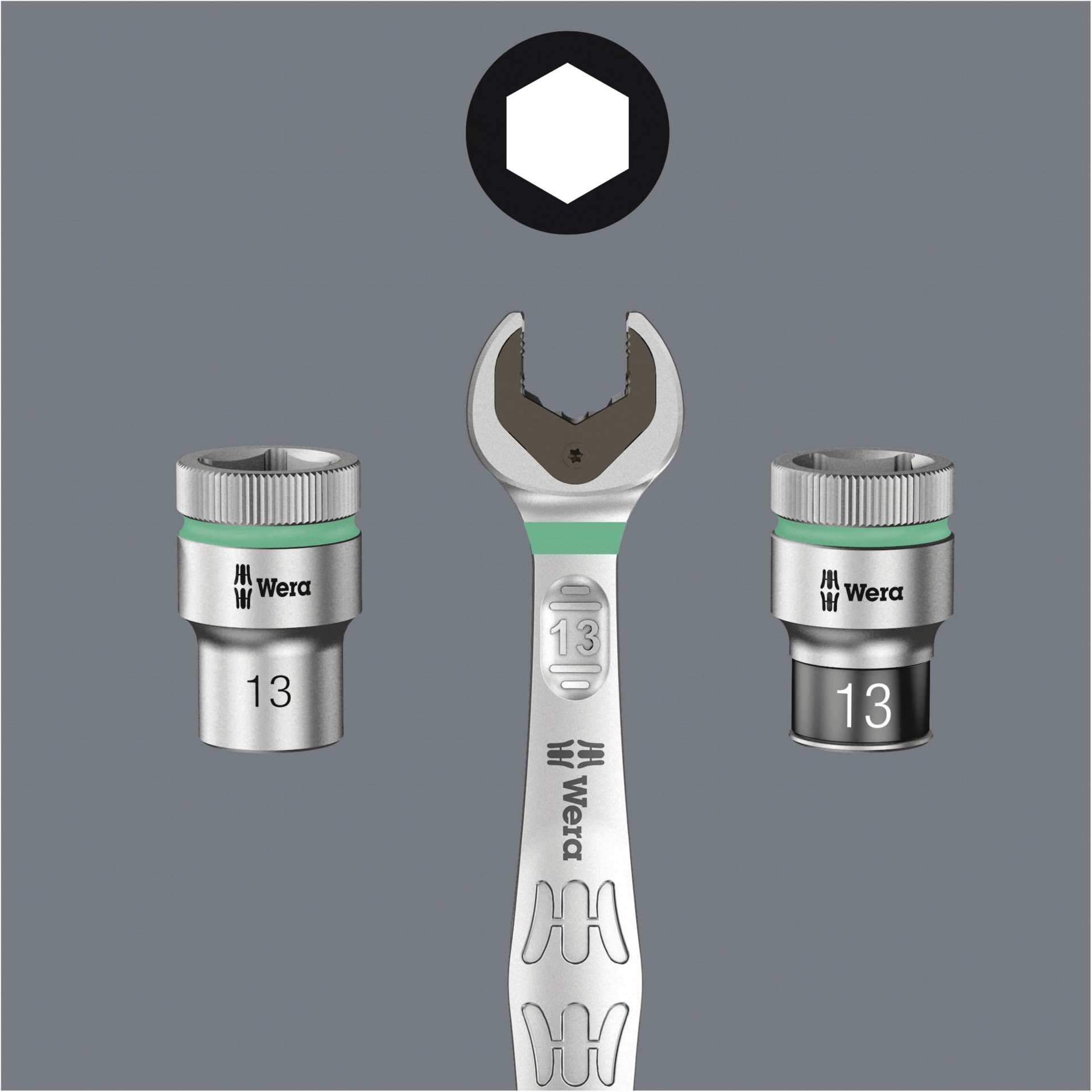 Wera 8100 SA 6 Zyklop Speed-Knarrensatz Wera 8100 SA 6 Zyklop Speed-Knarrensatz