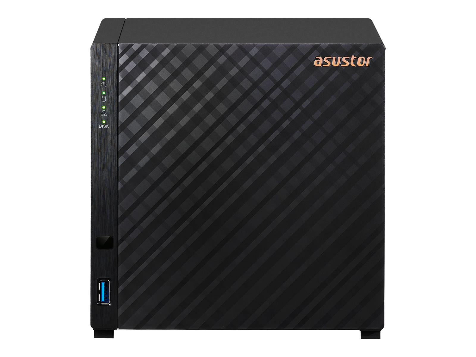 Asustor AS1104T NAS Kompakt ARM RTD1296 1 GB DDR4 0 TB ADM Schwarz