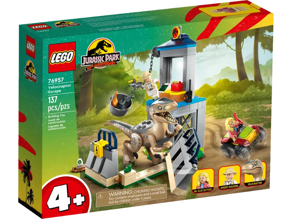 LEGO Jurassic 76957 Flucht des Velociraptors