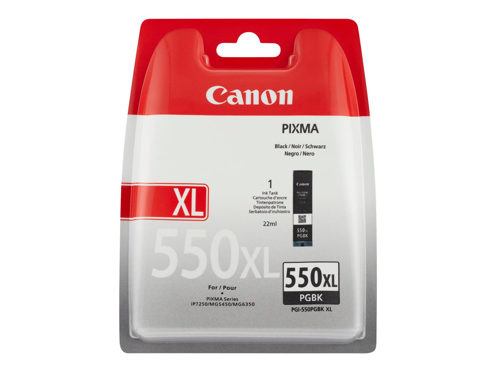 Canon PGI-550PGBK XL Tinte Pigment-Schwarz mit hoher Reichweite