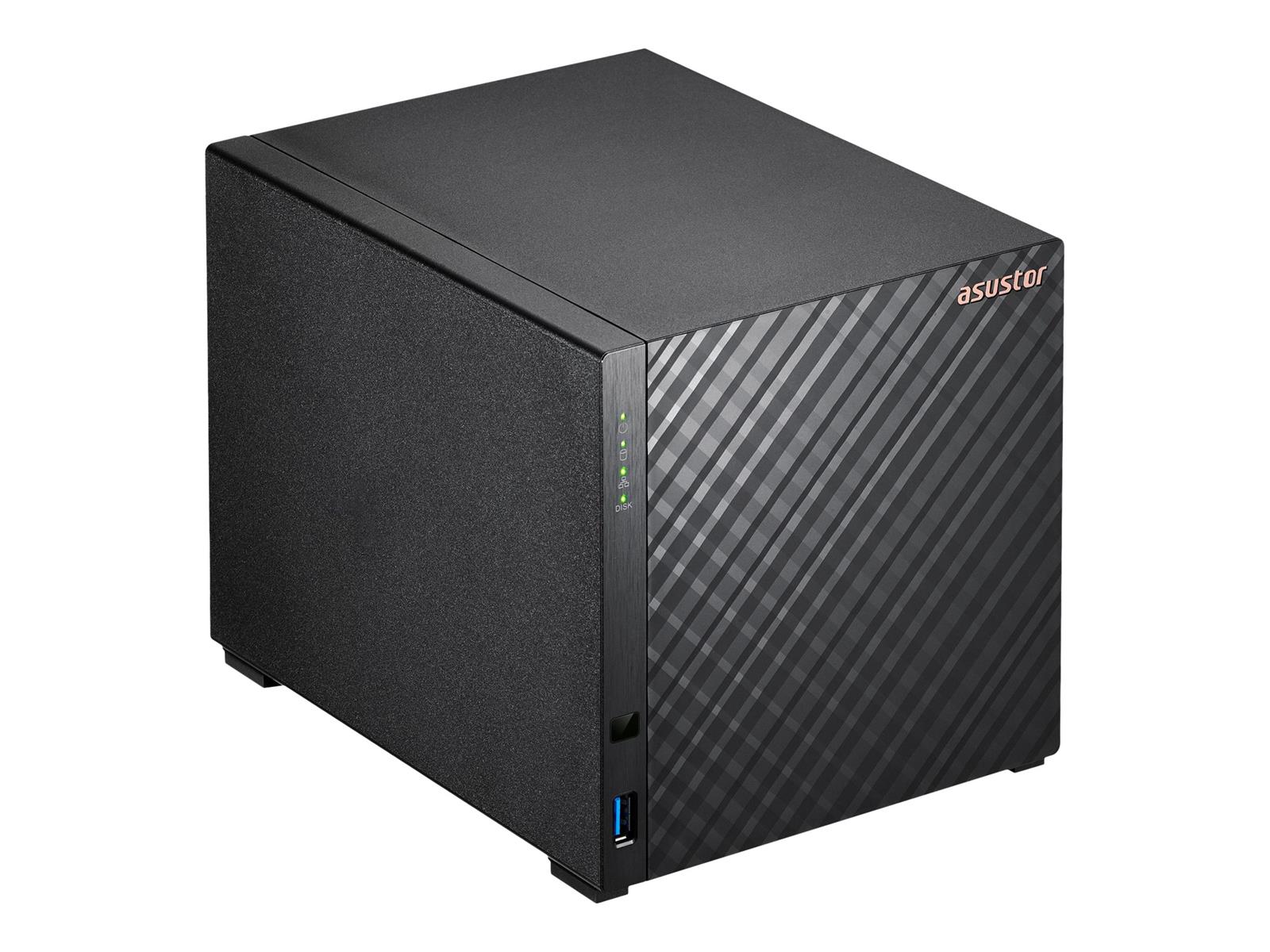 Asustor AS1104T NAS Kompakt ARM RTD1296 1 GB DDR4 0 TB ADM Schwarz