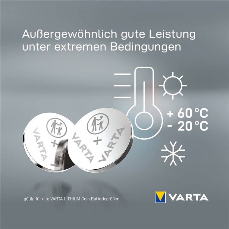Varta 1x 3V CR 1632 Einwegbatterie CR1632 Lithium Varta 1x 3V CR 1632 Einwegbatterie CR1632 Lithium