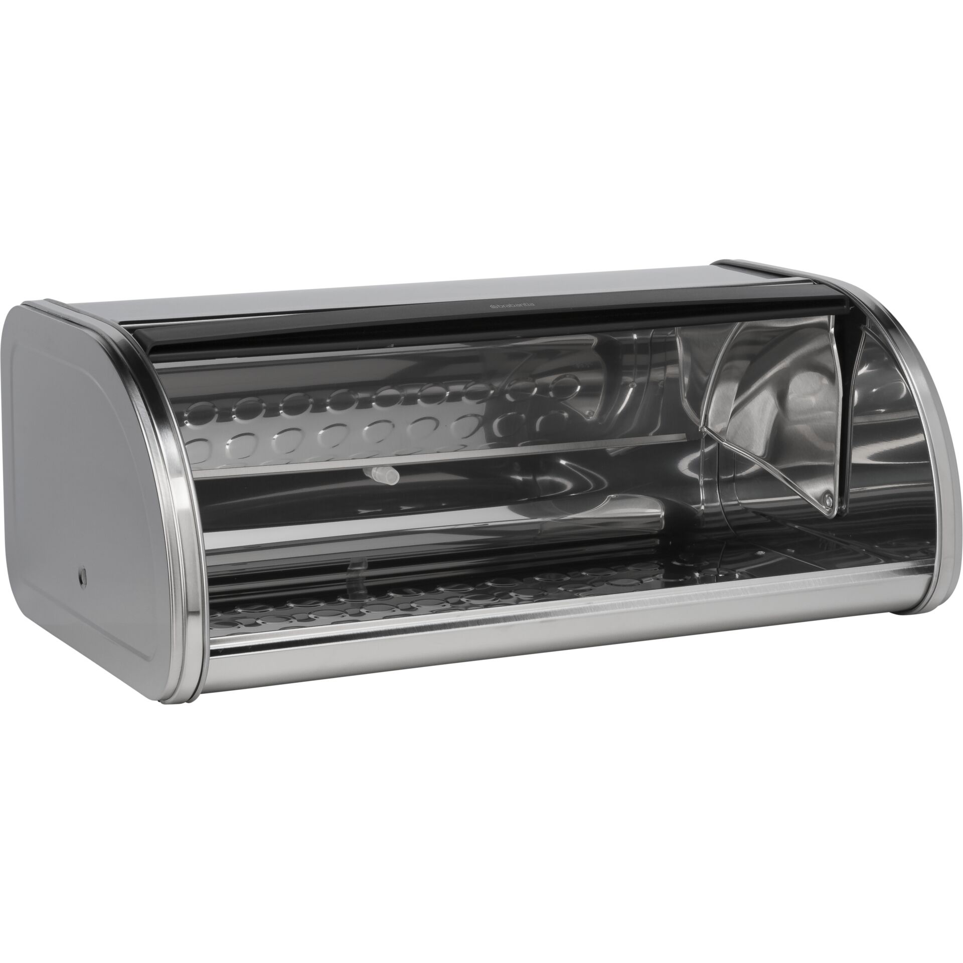 Brabantia Klappbrotkasten Front rund, Stahl matt