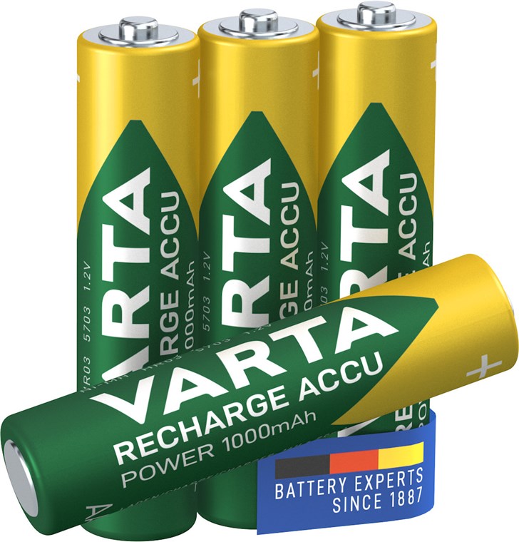 Varta 05703 Wiederaufladbarer Akku AAA Nickel-Metallhydrid (NiMH)