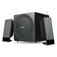 Microlab M-300BT - 2.1 Kanäle - 38 W - Schwarz - Holz - Drehregler - 0,3%