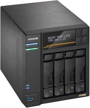 Asustor Lockerstor 4 Gen3 AS6804T 4-Bay Asustor Lockerstor 4 Gen3 AS6804T 4-Bay