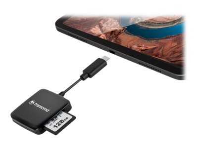 Transcend RDC3 Kartenleser USB 3.2 Gen 1 (3.1 Gen 1) Type-C Schwarz
