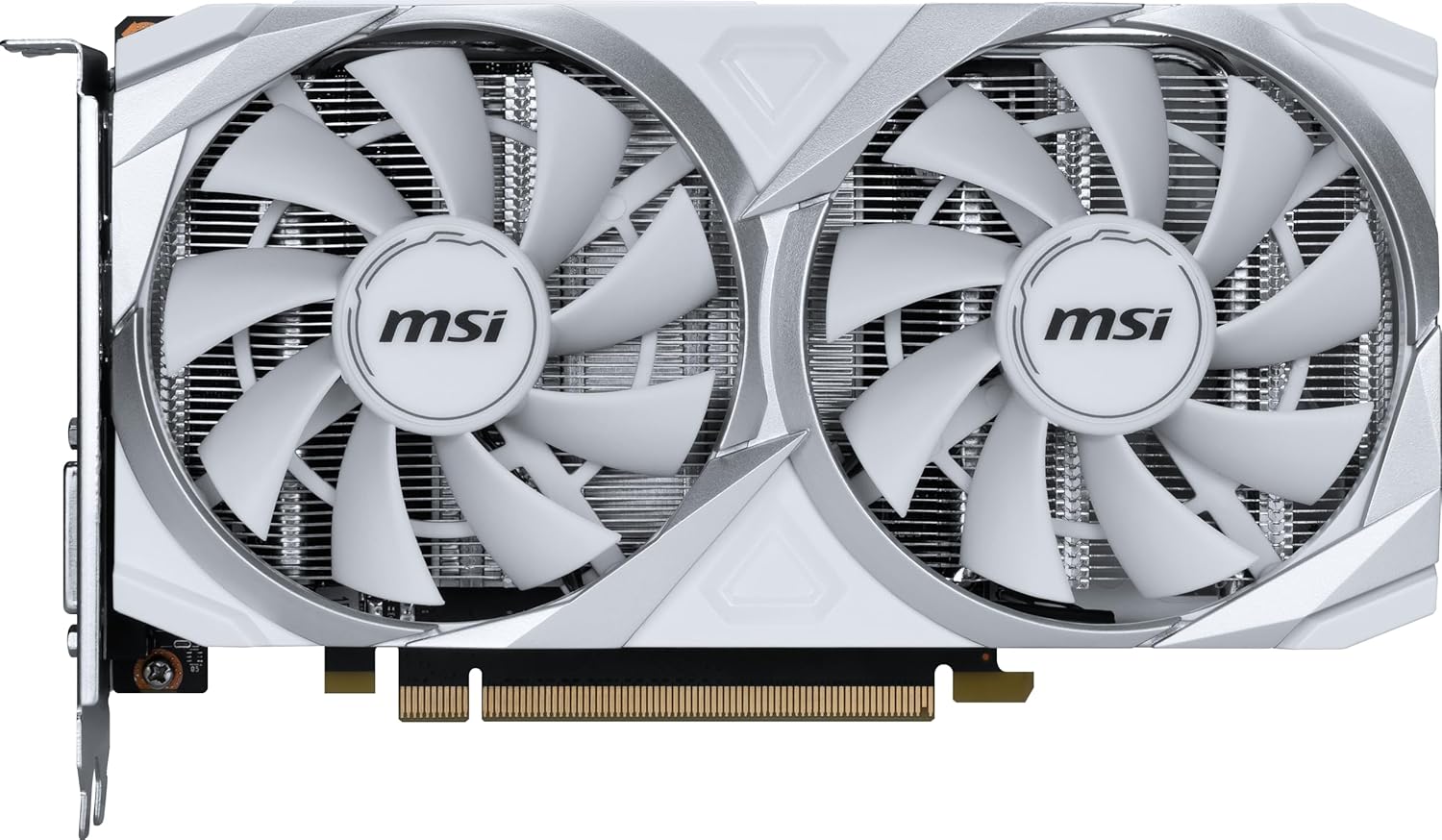 MSI GeForce RTX 3050 Ventus 2X XS WHITE 8G OC (1x DisplayPort, 1x HDMI 2.1, 1x DVI-D) - 8.192 MB
