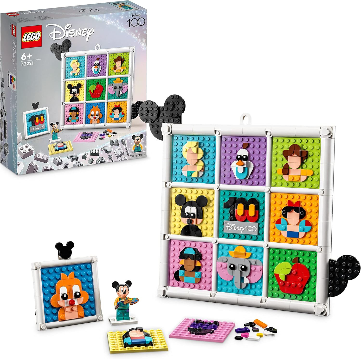 LEGO® 43221 - Disney 100 Jahre Zeichentrickikonen (1022 Teile)