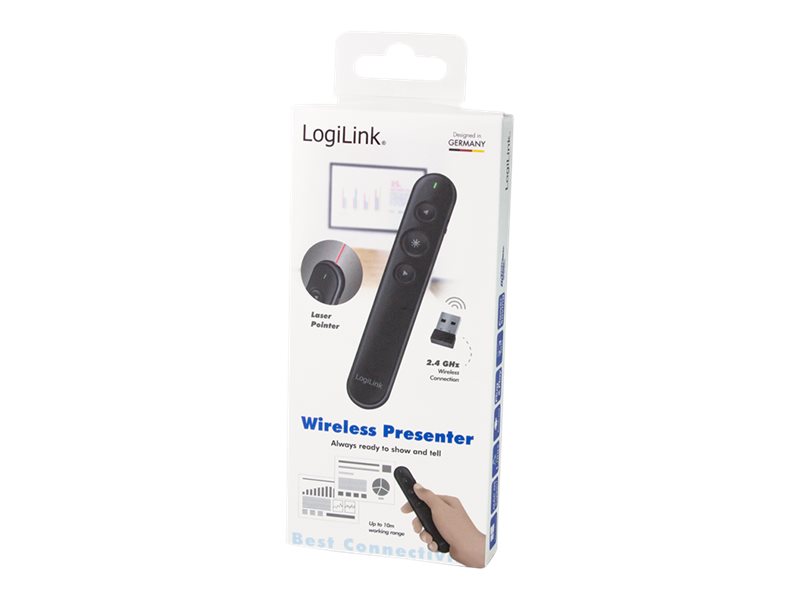 LogiLink ID0190 Funk-Presenter RF Schwarz